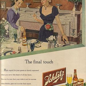 Schlitz Ad November 1947