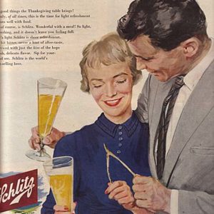 Schlitz Ad November 1956