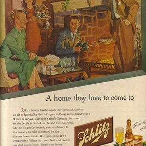 Schlitz Ad October 1947