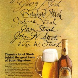 Stroh's Ad 1985