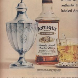 Antique Bourbon Whiskey Ad 1961