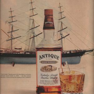 Antique Bourbon Whiskey Ad 1962