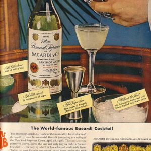 Bacardi Rum Ad 1944