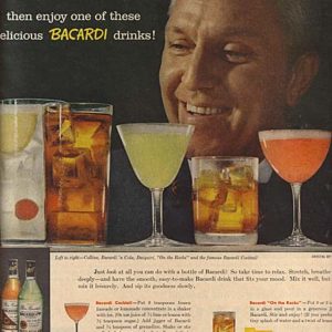 Bacardi Rum Ad 1957