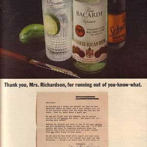 Bacardi Rum Ad June 1965