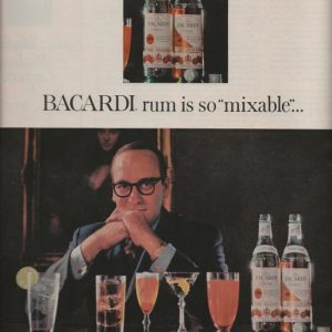 Bacardi Rum Ad October 1966