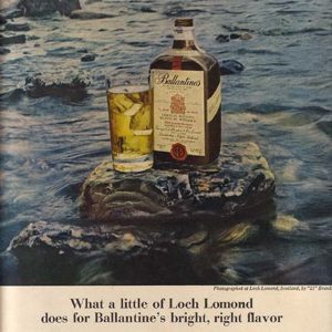 Ballantine Scotch Whisky Ad 1963