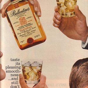 Ballantine Scotch Whisky Ad 1965