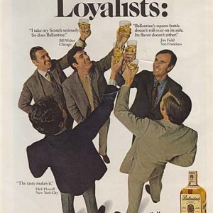 Ballantine Scotch Whisky Ad 1970