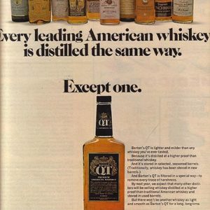 Barton's QT Whiskey Ad 1971