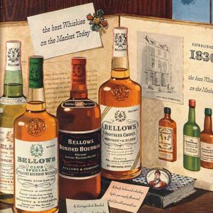 Bellows Bourbon Whiskey Ad 1951