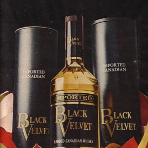 Black Velvet Whiskey Ad 1971