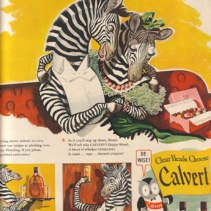 Calvert Whiskey Ad 1942