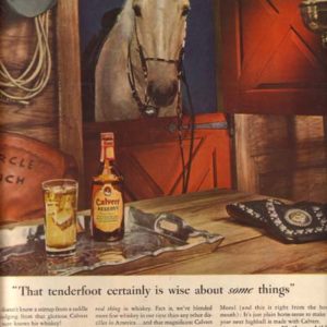 Calvert Whiskey Ad 1946