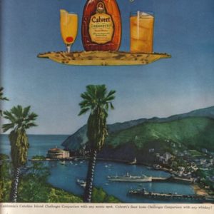 Calvert Whiskey Ad 1950