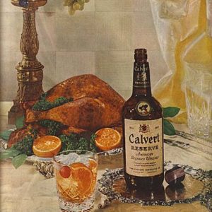 Calvert Whiskey Ad 1956