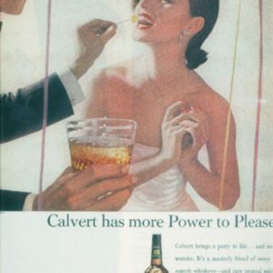 Calvert Whiskey Ad 1960