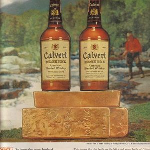 Calvert Whiskey Ad 1961