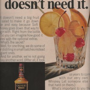 Calvert Whiskey Ad 1967