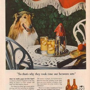 Calvert Whiskey Ad July 1946