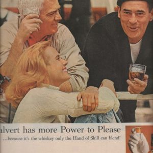 Calvert Whiskey Ad June 1959