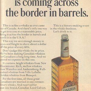 Calvert Whiskey Ad June 1964