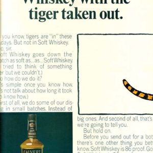 Calvert Whiskey Ad May 1966