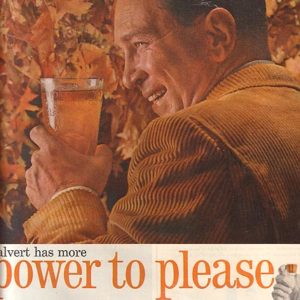 Calvert Whiskey Ad November 1959