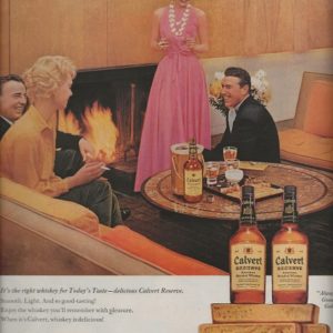 Calvert Whiskey Ad November 1961