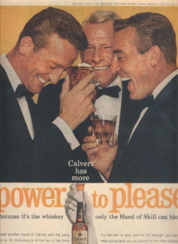 Calvert Whiskey Ad September 1959