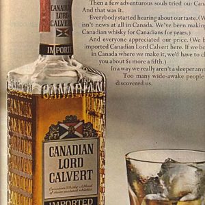 Calvert Whiskey Ad September 1966