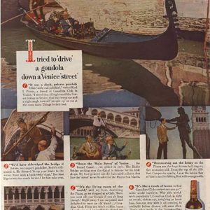 Canadian Club Whiskey Ad 1948