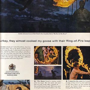 Canadian Club Whiskey Ad 1963