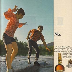 Canadian Club Whiskey Ad 1969