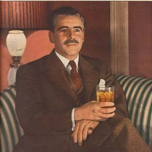 Canadian Lord Calvert Whiskey Ad 1944