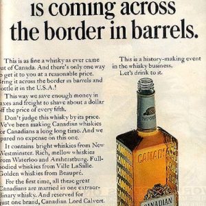 Canadian Lord Calvert Whiskey Ad 1964