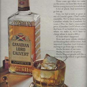 Canadian Lord Calvert Whiskey Ad April 1967