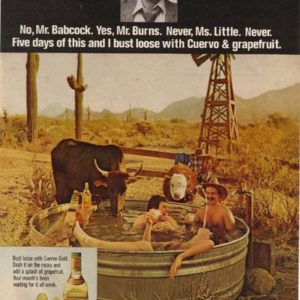 Cuervo Rum Ad 1980