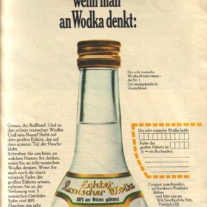 Echter Vodka Ad 1979