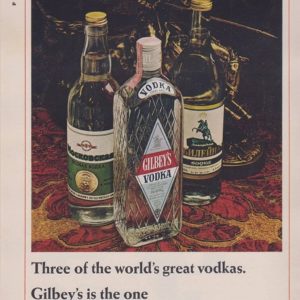 Gilbey's Vodka Ad 1966