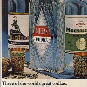 Gilbey's Vodka Ad 1967