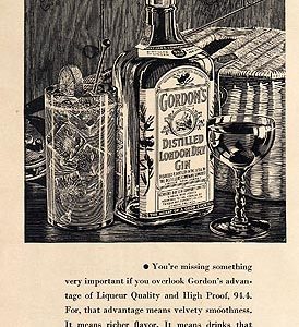 Gordon's Gin Ad 1939