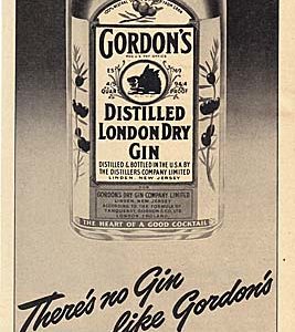 Gordon's Gin Ad 1948