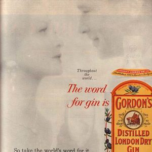 Gordon's Gin Ad 1960