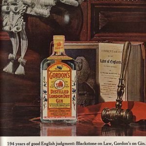 Gordon's Gin Ad October 1963