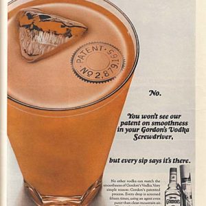 Gordon's Vodka Ad 1965