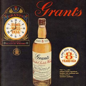 Grant's Scotch Whisky Ad 1955