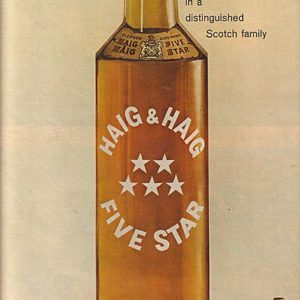 Haig & Haig Scotch Whisky Ad 1959