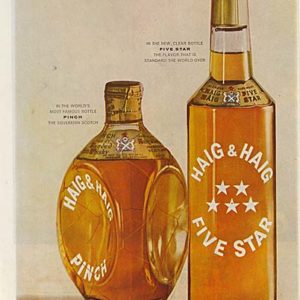 Haig & Haig Scotch Whisky Ad 1960