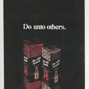 J & B Scotch Ad 1969